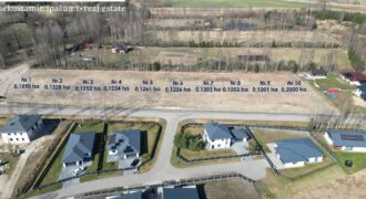 Apbūves zemes gabali Vīkuļos