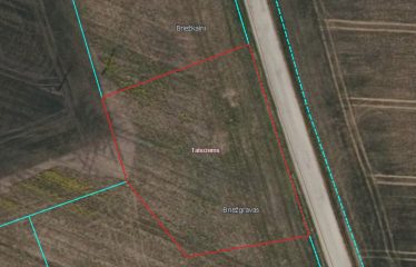 Apbūves zemes gabals ar mājas projektu Talsciemā